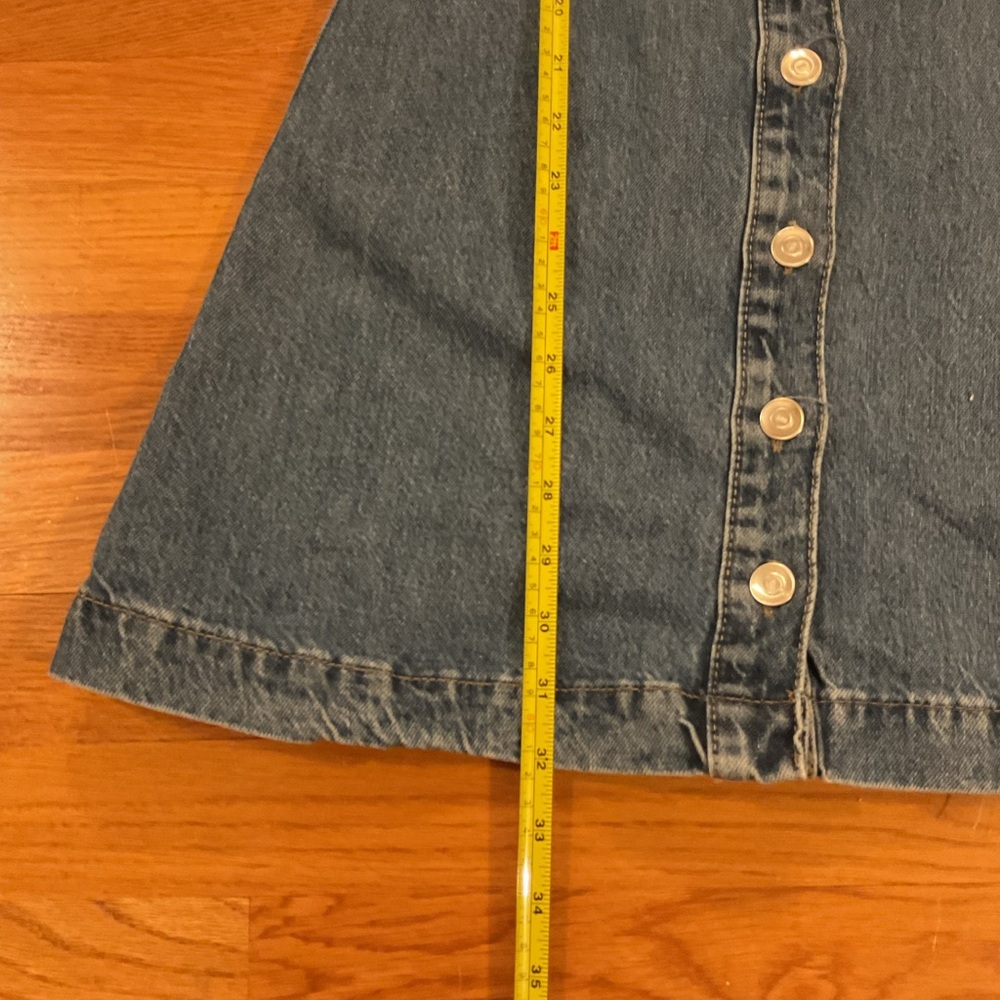 ZARA Denim Mini Dress - Size XS - NWT - Picture 8 of 10